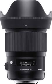 Objetivo Sigma 28mm F1.4 DG HSM Art para Canon - Negro