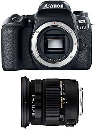 Canon EOS 77D con Sigma 17-50mm F2.8 - Kit Perfecto para Fotografía